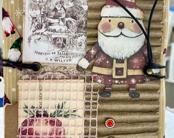 Handmade Christmas Journal - Junk Journal