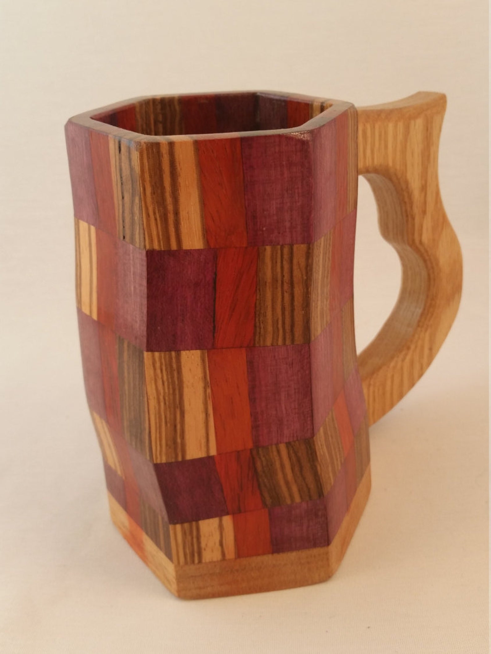 Handcrafted Exotic Wood Tankard 18 oz.Beer Mug Stein Wood Etsy