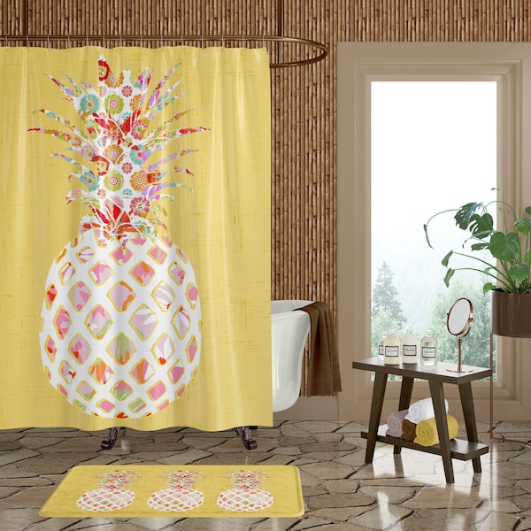 Shower Curtain and Matching Towels Etsy