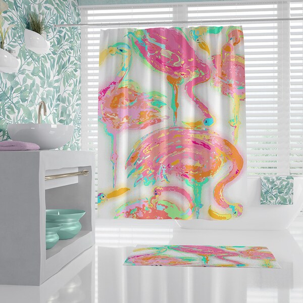 Flamingo Bathroom Etsy
