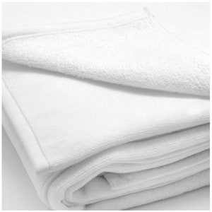 Premium Eco-Friendly White Bath & Hand Towel Set - Beautifully Crafted Towels Gorgeous Soft Sheen Microfiber Face And Cotton Terry Loop Back