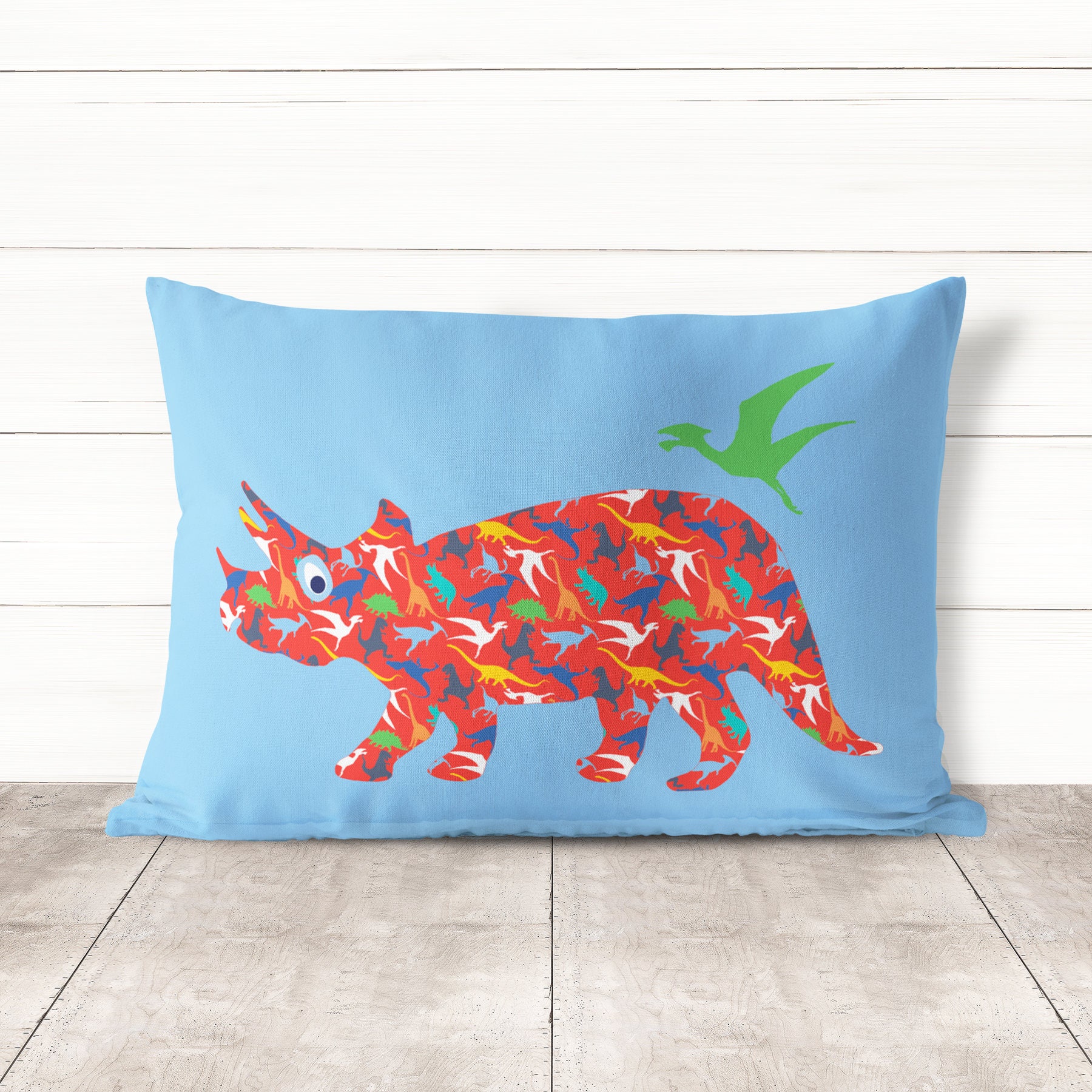 dinosaur pillow dinosaur decor dinosaur throw pillow gift for | Etsy