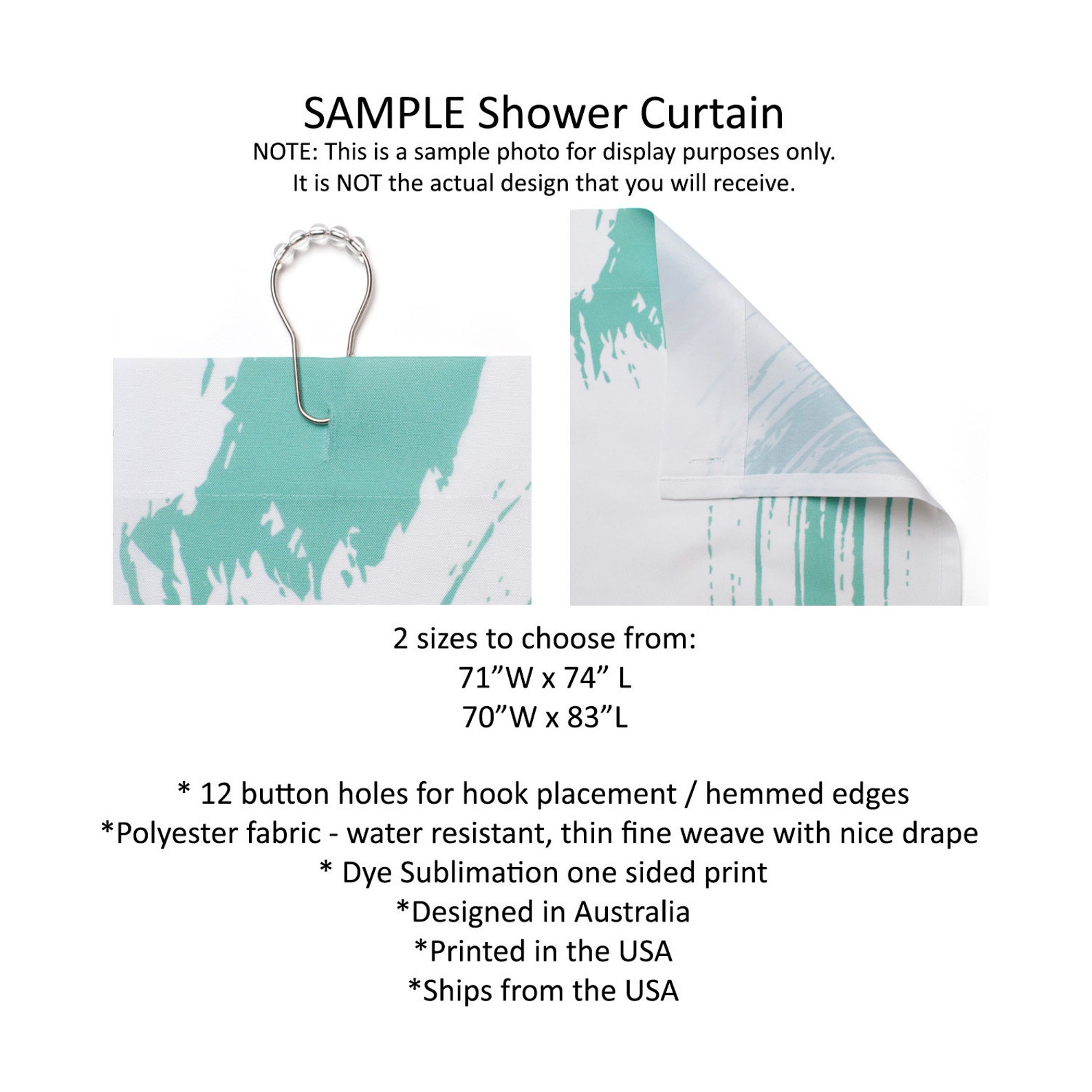 Pineapple Shower Curtain Purple Shower Curtain Extra Long Etsy