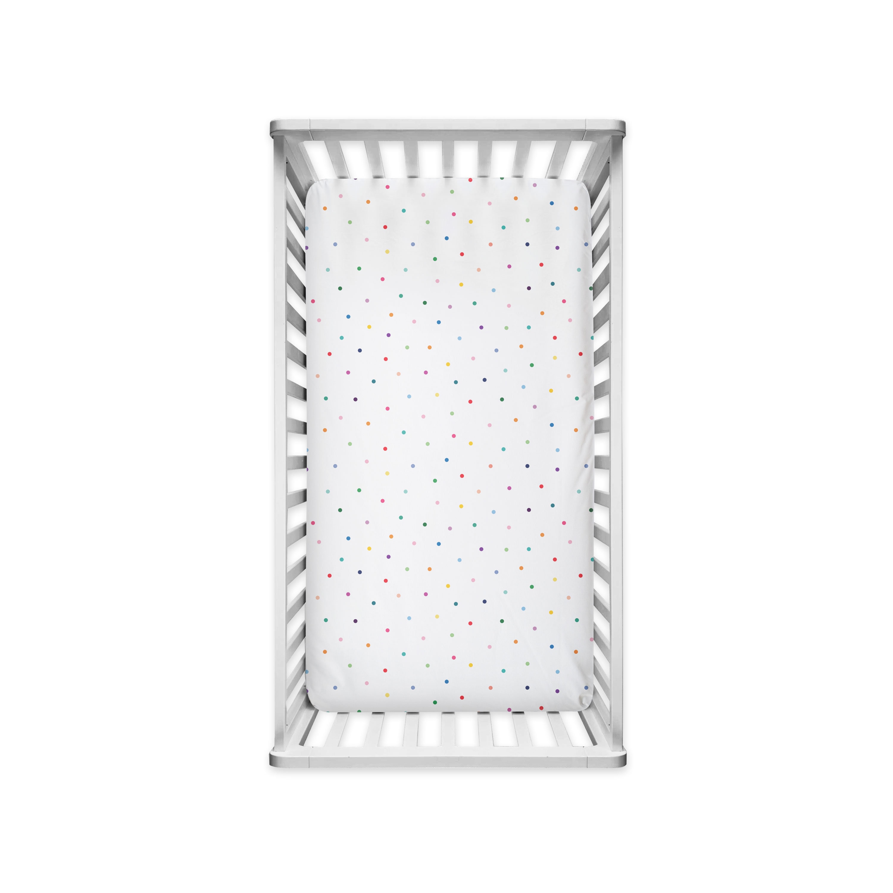 Polka Dot Crib Sheet Spotted Crib Sheet Girl Crib Bedding Etsy