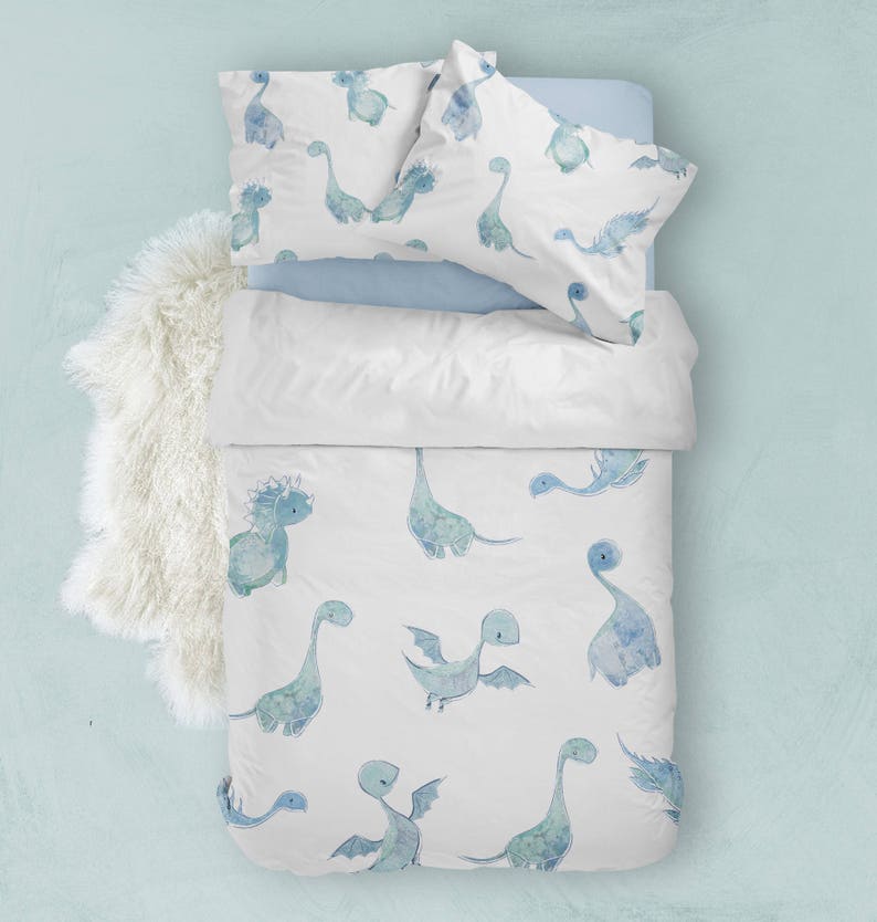 Baby boy bedding dinosaur bedding boy toddler bedding dinosaur Etsy