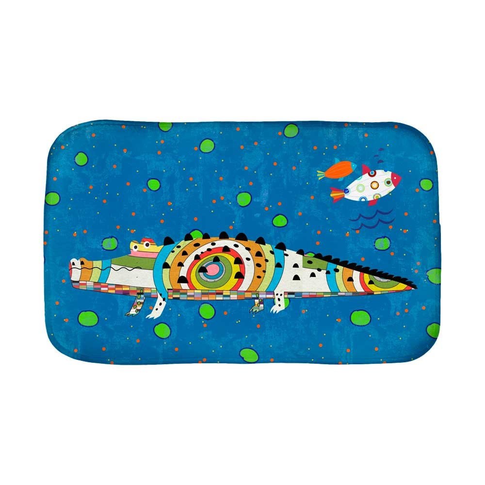 Fun blue Bathroom Bath Mat For Kids. Boys Bathroom Set With Etsy