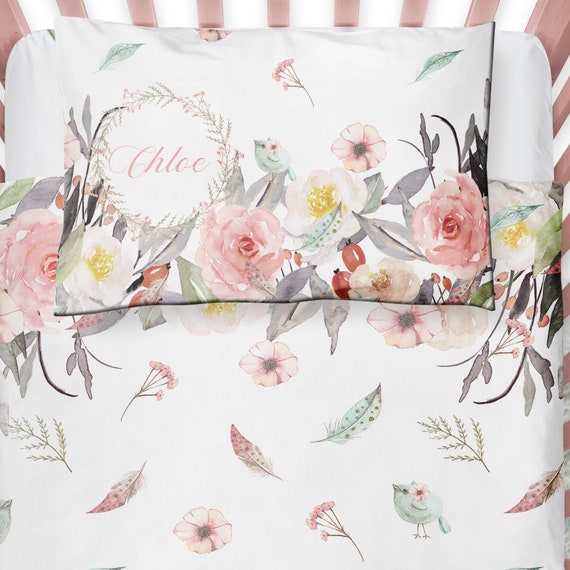 matching crib and twin sheets