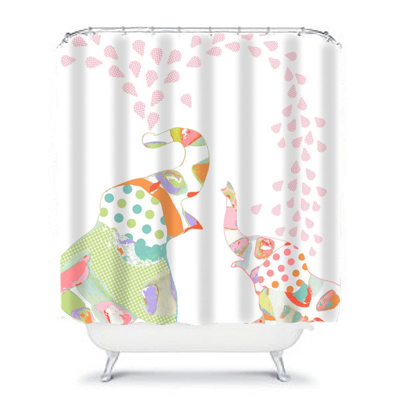Fun Kids Shower Curtain Childrens Bathroom Shower Curtains Etsy