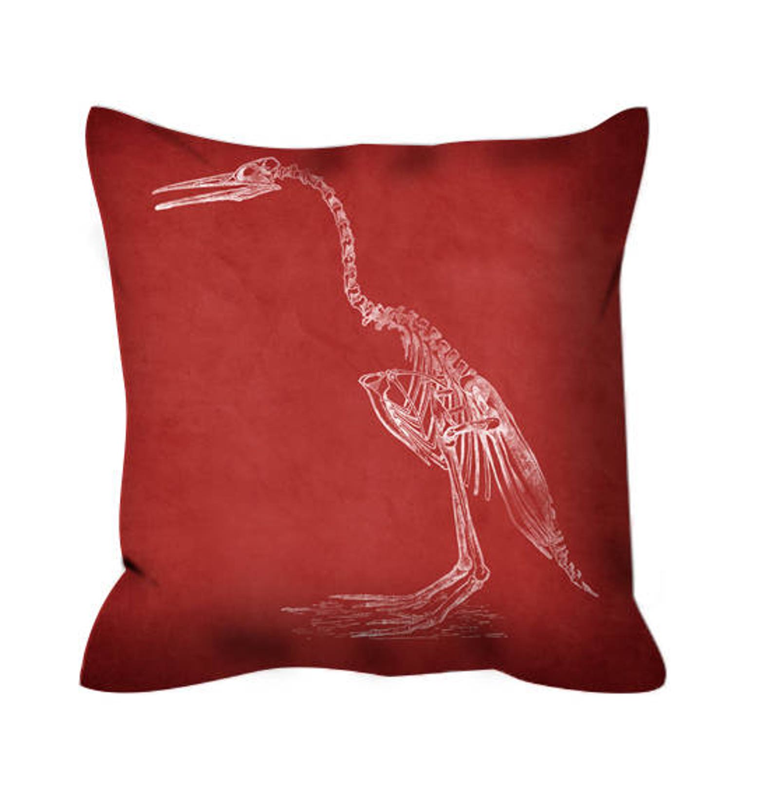 Dinosaur Decor Dinosaur Pillow Skeleton Throw Pillows Gift for Etsy