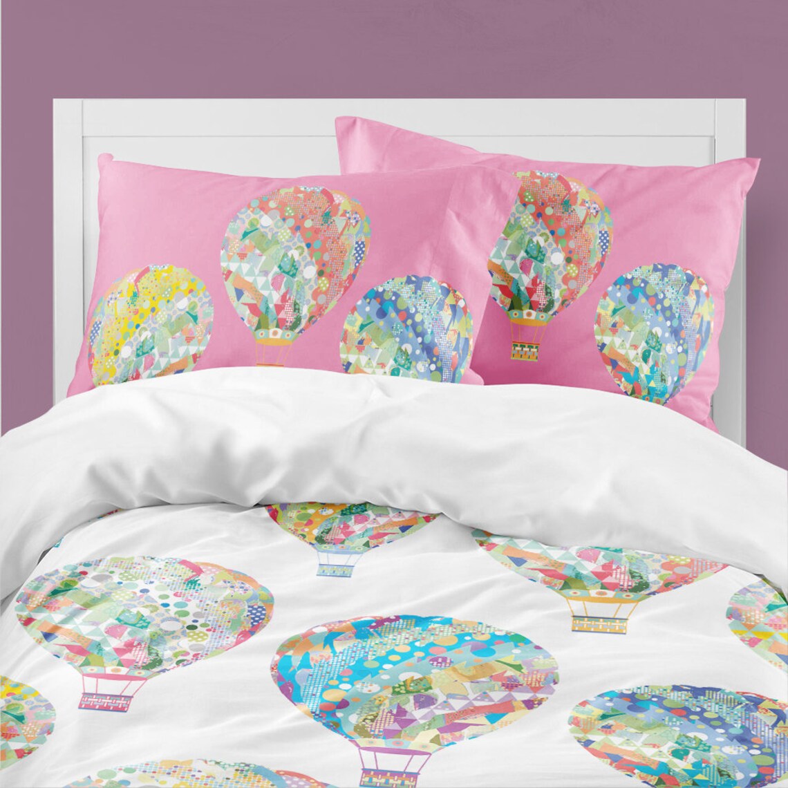 Hot air balloon bedding toddler bedding toddler girl bedding Etsy