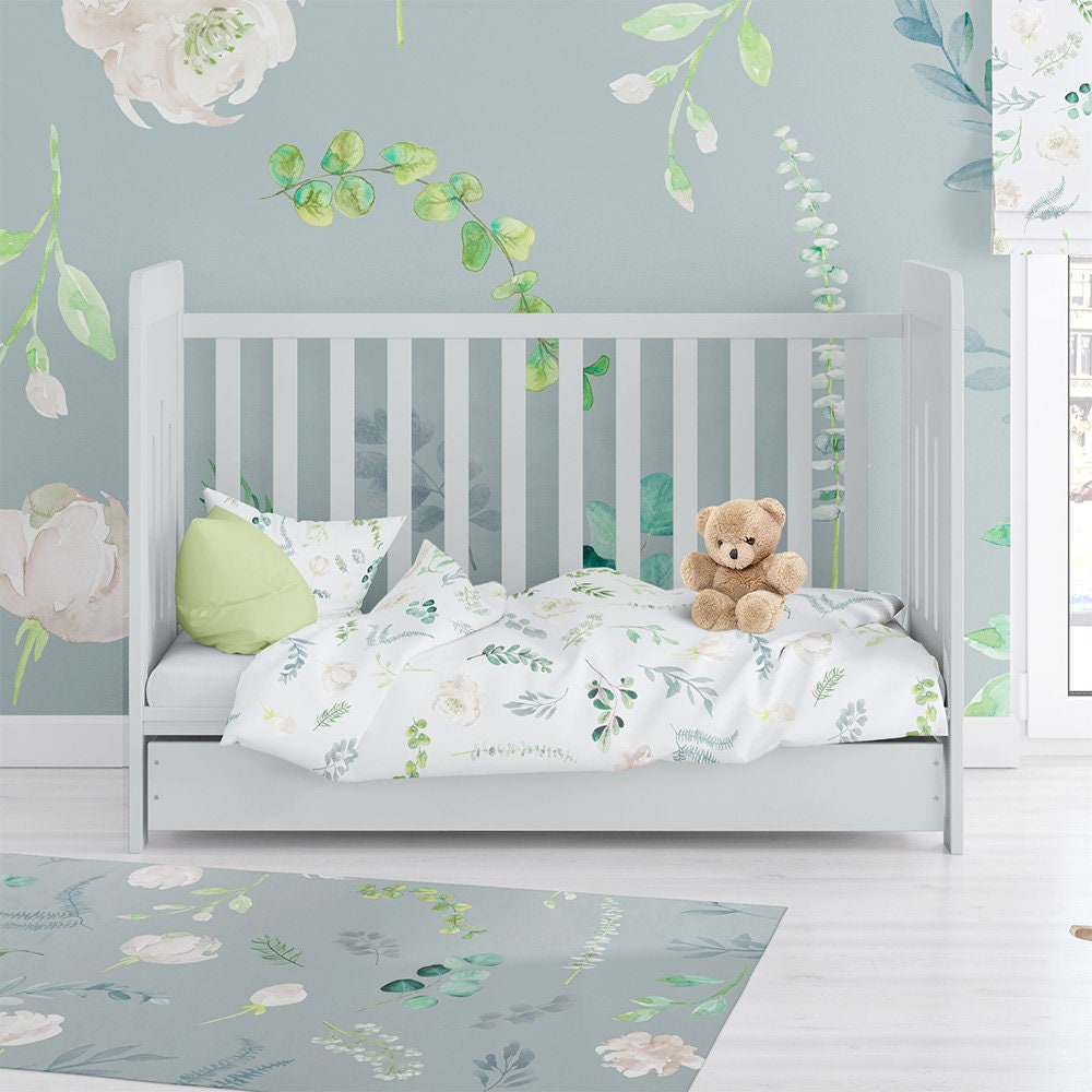 Green leaf baby bedding new arrivals