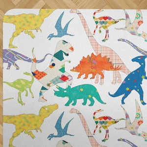 dinosaur play mat dinosaur nursery decor dinosaur rug nursery floor rug playroom rug boy bedroom floor mat toddler floor rugs playroom decor