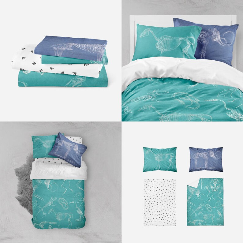 Toddler Bedding Boy Comforter Dinosaur Bedding Dinosaur Duvet Cover Little Boy Bedding Set Boy Nursery Decor Twin Duvet Toddler Boys Duvet