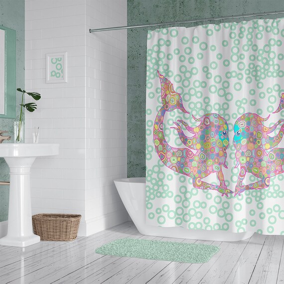 Mermaid 2024 shower curtain
