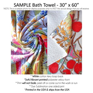 a sample sample of the sample bath towel