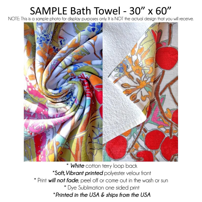 a sample sample of the sample bath towel