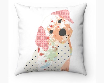 Puppy Dog Throw Pillow: Kids Room Decor Cushion