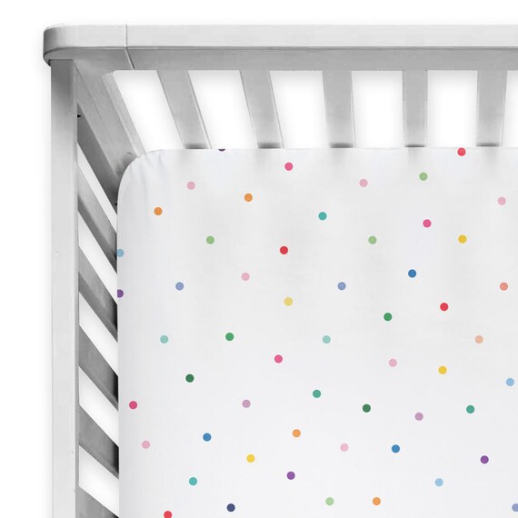 polka dot crib bedding set