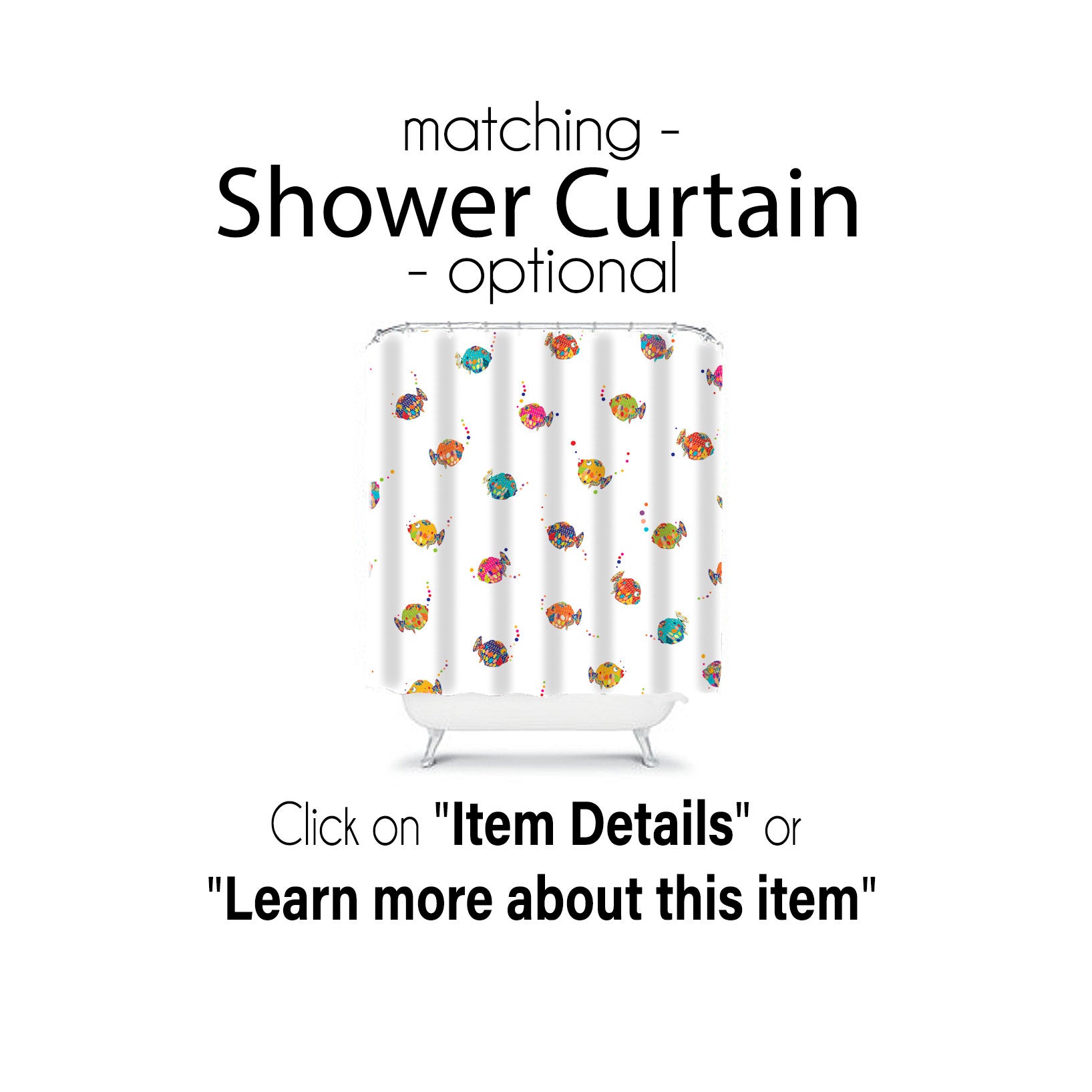 Colorful Fish Bath Towels for Kids Bathroom Decor. Tropical Etsy