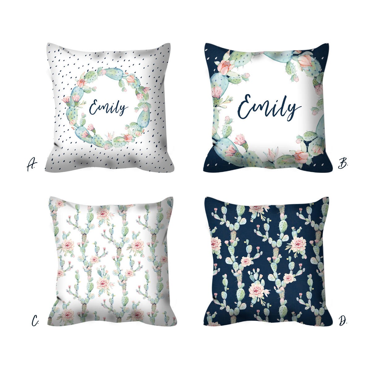 custom name pillows