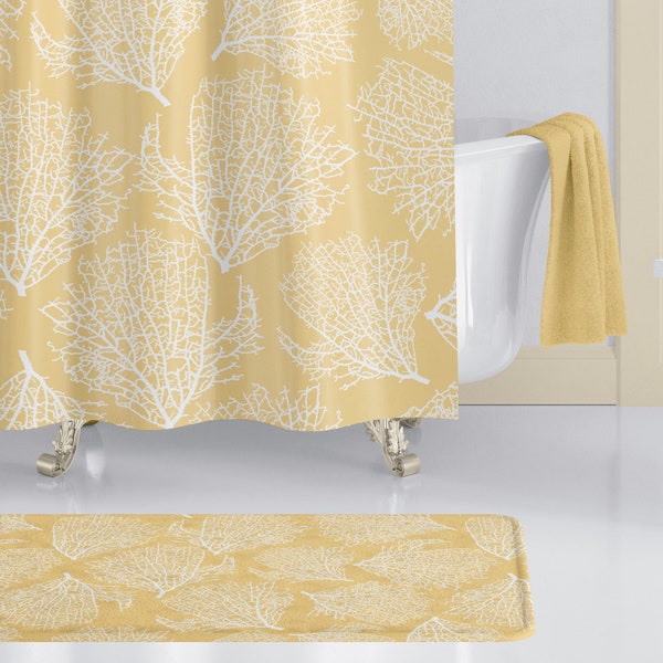 Shower Curtain and Matching Towels Etsy