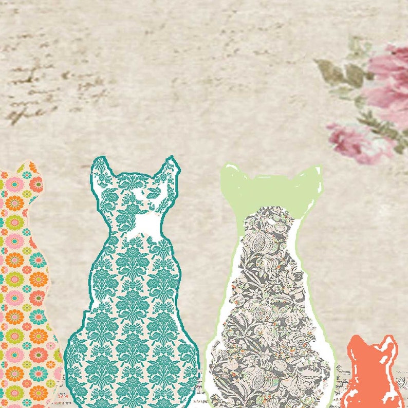 Cat Bath Mat Cats Bath Mat and Rugs Large or Small Bathroom Etsy