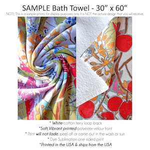 a sample sample of the sample bath towel