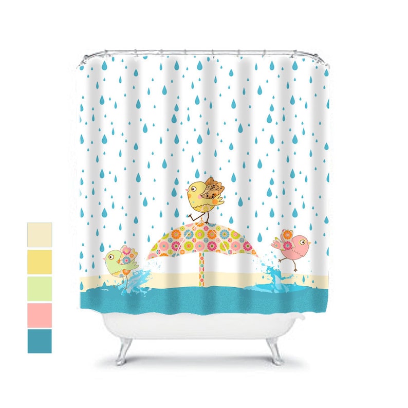 kids bathroom curtains