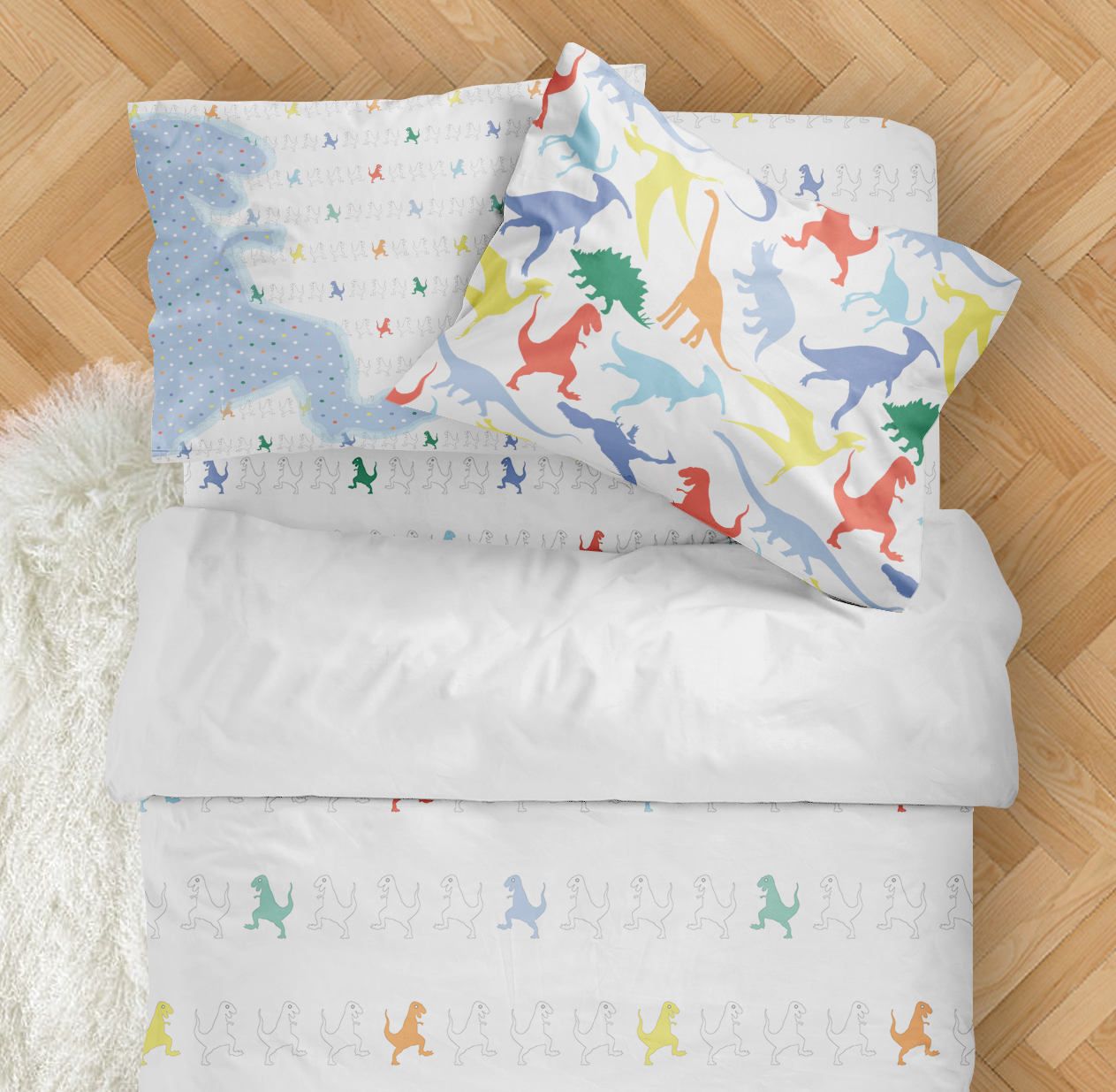 Boy toddler bedding dinosaur decor dinosaur bedding little boy Etsy