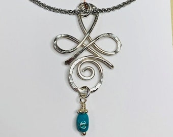 Optimum Health, Zibu Symbol, Sterling Silver Pendant