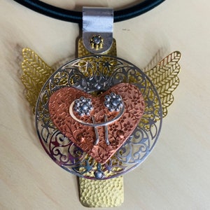 Creativity, Zibu Symbol, Mixed Metals, Necklace