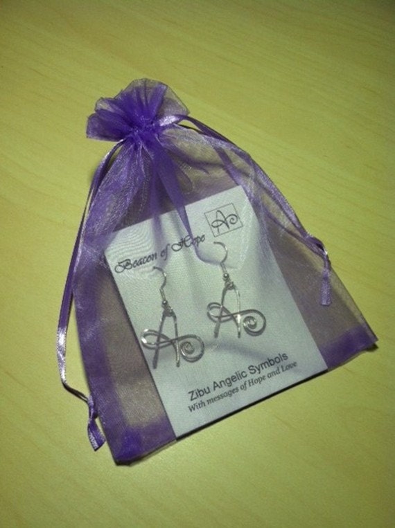 希望の光、ジブシンボル、スターリングシルバーイヤリング - Etsy 日本