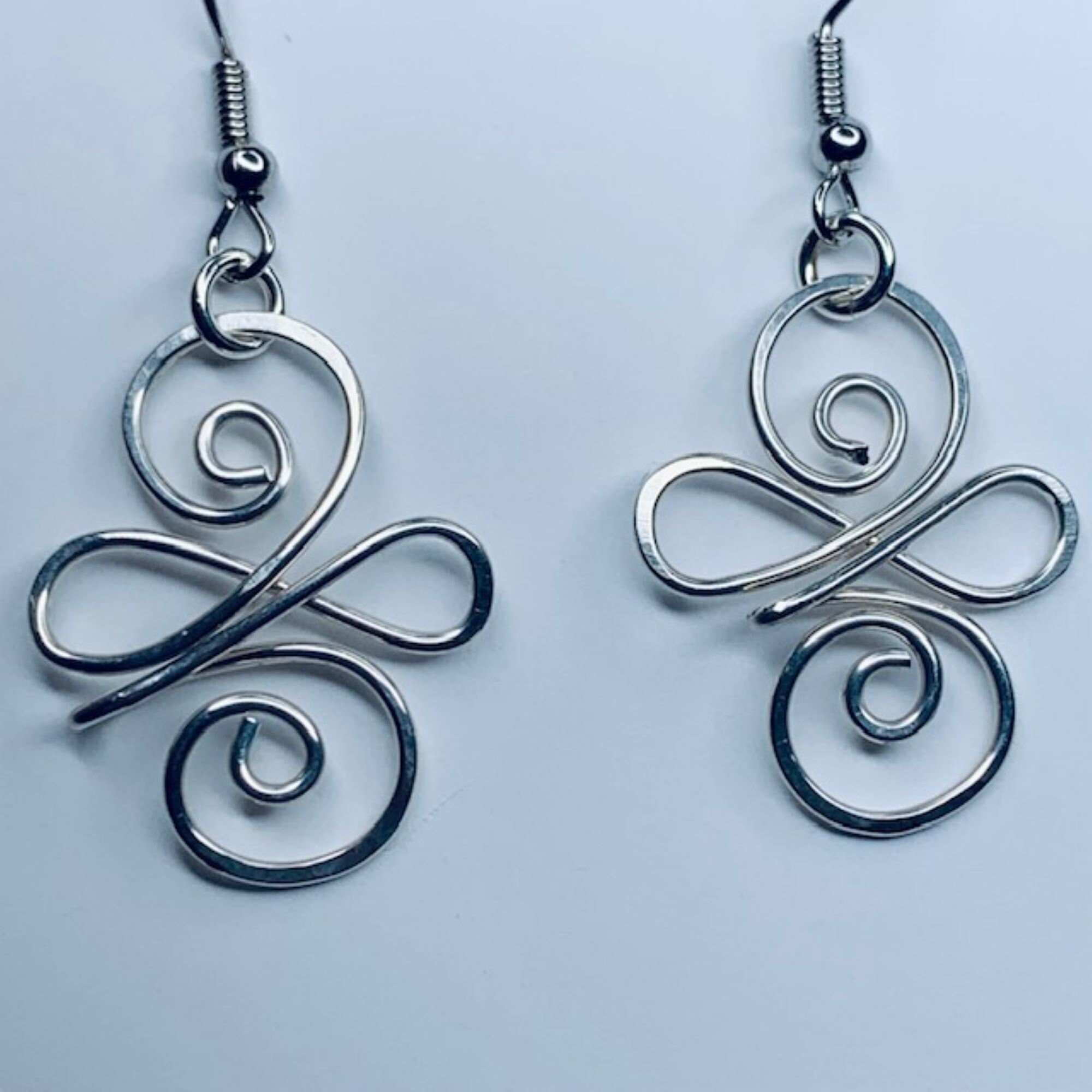 Begin Anew, Zibu Symbol, Sterling Silver Earrings - Etsy