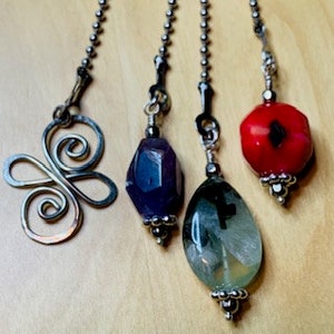 Truth Pendulums, Zibu, Symbols, Gemstones
