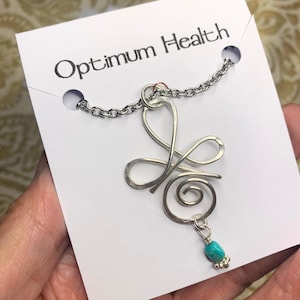 Optimum Health, Zibu Symbol, Sterling Silver Pendant