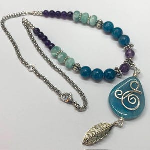 Listen Within, Zibu Symbol, Necklace, Apatite