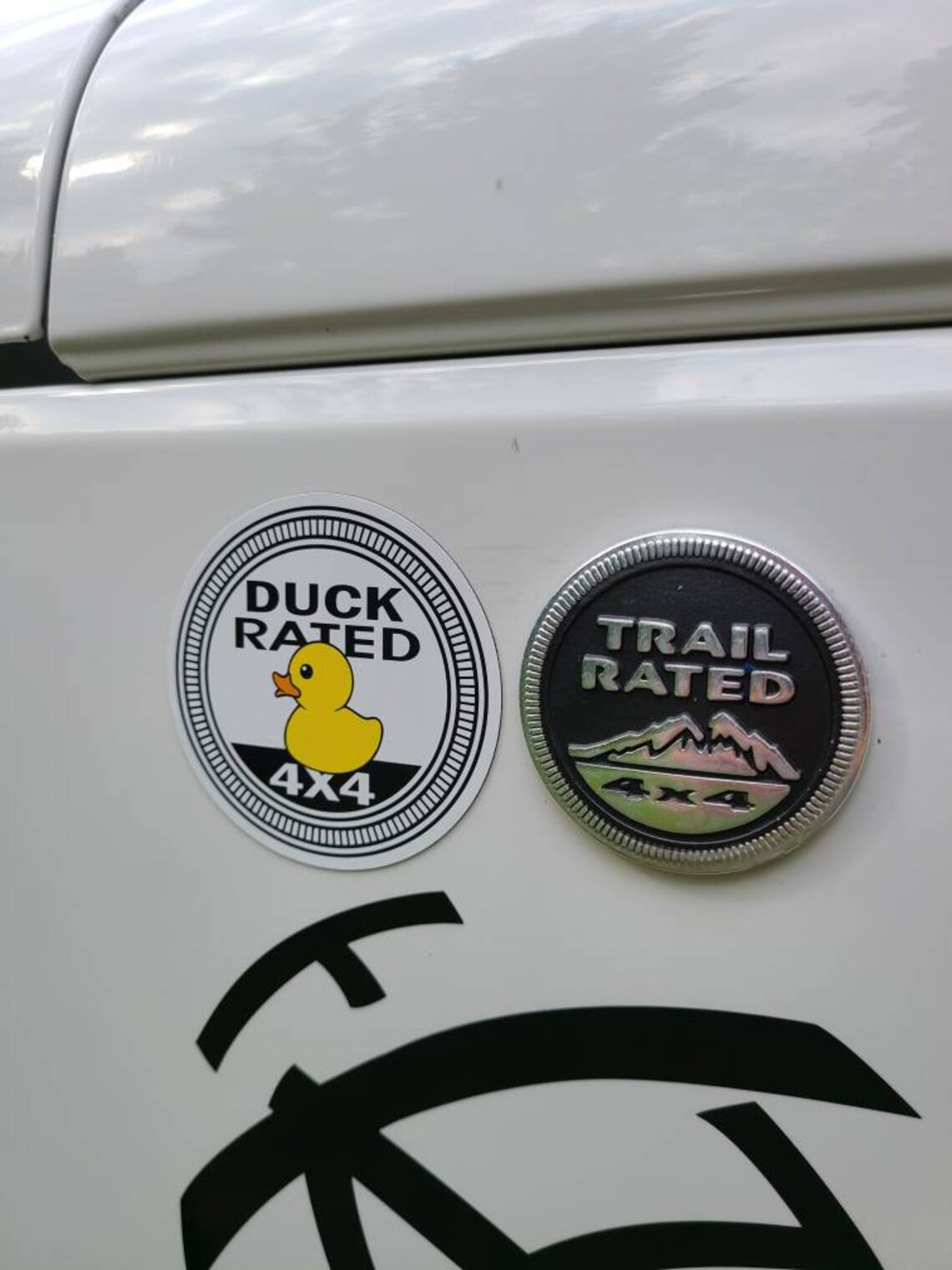 Jeep Rated Duck Badge or Sticker Waterproof Etsy UK