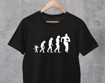 Evolution Rugby Shirt, Rugby Evolution Shirt, Rugby Gifts for Rugby Player, Rugby Coach Tee, Ruby Trainer, Rugby Supporter, Rugby Lover Gift