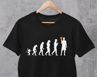 Basketball Evolution Shirt, funny Basketball Shirt, Gift for Basketball Player, Basketball Coach Gift, Basketball T Shirt, Basketball Jersey