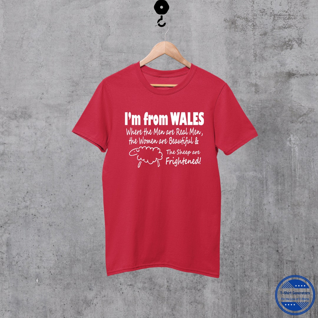 I'm From Wales T-shirt, Funny Welsh Shirt, Welsh Sheep Joke, Welsh Humour,  Funny Welsh Gifts, Welsh Slogan Tee, Born in Wales, I Am Welsh -  Canada