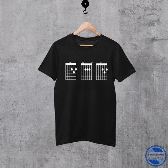 Guitar chord dad shirt Clearance
