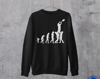 Evolution Rugby Lineout Sweatshirt, Rugby Sweatshirt, Rugby Gift, Rugby Fan Clothes, Rugby Evolution Sweatshirt, Rugby Coach Sweater Gift