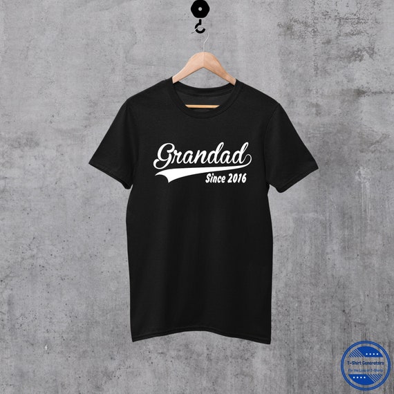 Download Grandad Since Personalized Shirt New Grandad Gift Grandpa Etsy