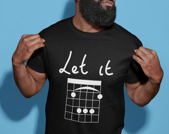 Let it B Guitar Chord T-Shirt. B Chord Guitar Shirt. Guitar Player Gift. Guitarist Shirts. Beatles inspired. Music Tee. Guitar Chords Shirt.