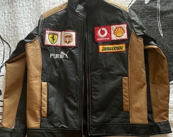 puma ferrari leather jacket