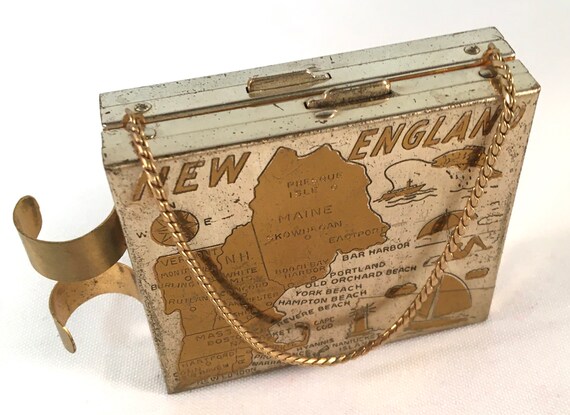 Vintage Map of New England Souvenir Mini Vanity C… - image 7