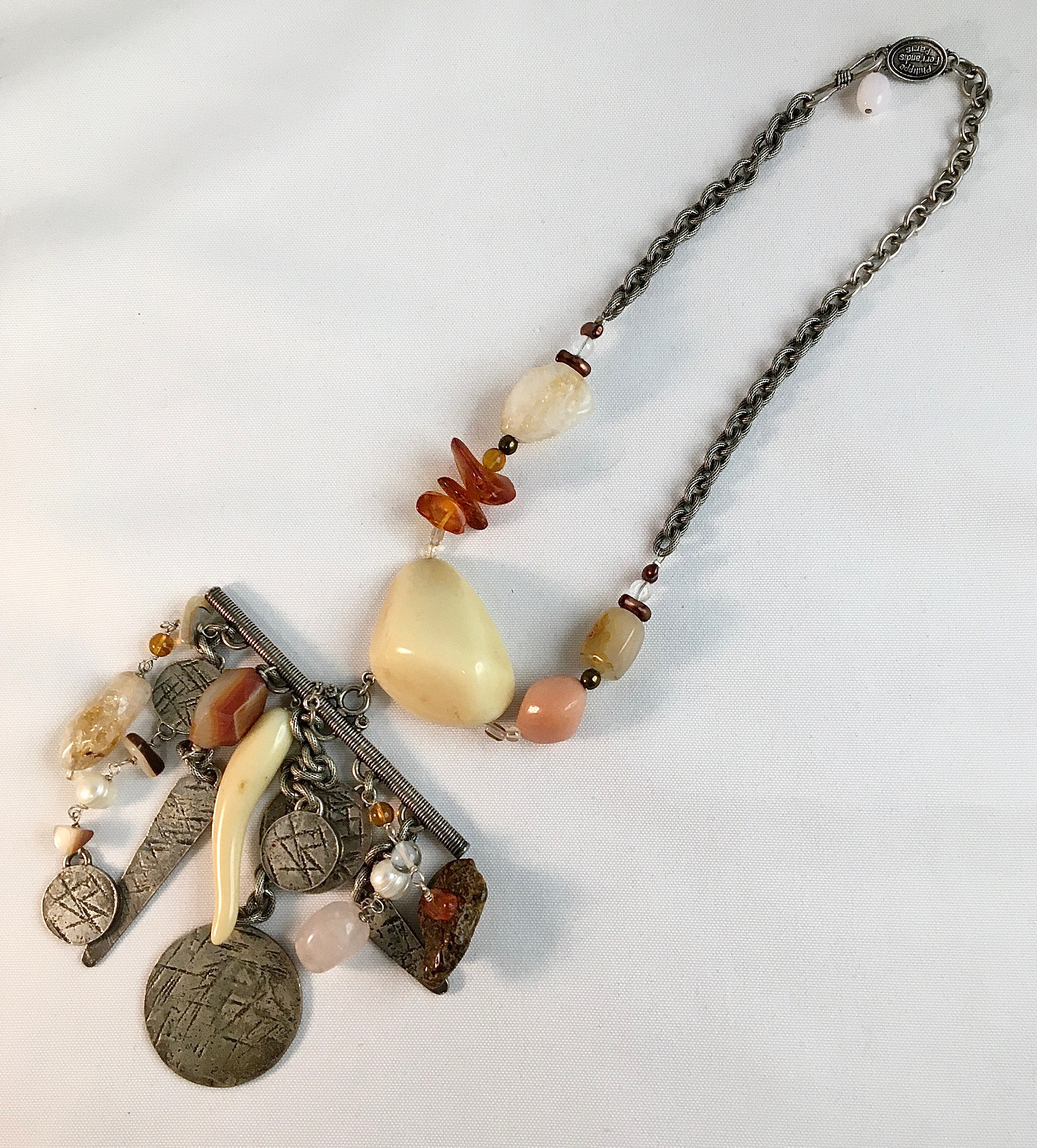 Designer Signed Philippe Ferrandis Paris Boho Multi-charm