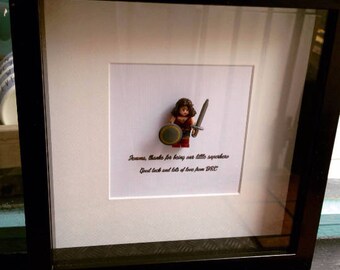 Wonder Woman Shadow Box Art Frame: Superhero Gift