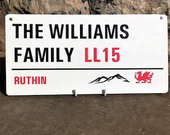 Personalized Family Name Street Sign: New Home Gift