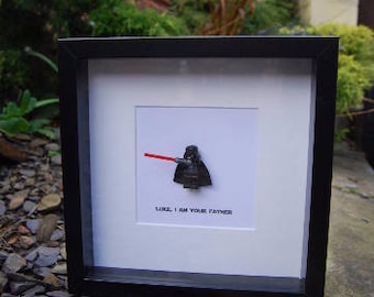 Personalized Darth Vader Dad Frame: Star Wars Gift